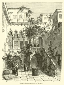 A Salviati-palota udvara alkotó: English School