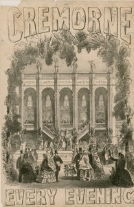 Cremorne Gardens, London alkotó: English School