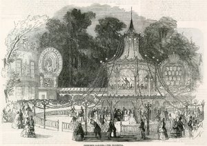 Cremorne Gardens, London: The Orchestra alkotó: English School