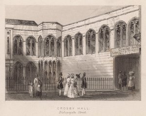 Crosby Hall, Bishopsgate Street, London alkotó: English School