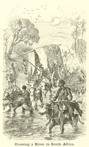 Átkelés egy folyón Dél-Afrikában alkotó: English School