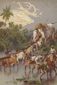 Átkelés egy patakon Dél-Afrikában alkotó: English School