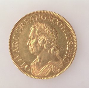 Oliver Cromwell koronája (1599-1658), londoni pénzverde, 1658 (előlap) (arany) (a hátoldalt lásd: 168064)