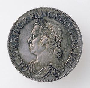 Oliver Cromwell koronája (1599-1658), londoni pénzverde, 1658 (előlap) (ezüst) (a hátoldalt lásd: 168062)