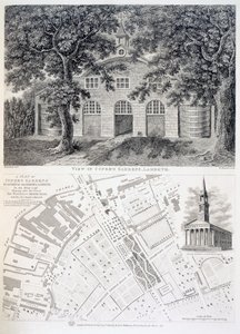 Cupers Gardens, Lambeth, vésette Bartholemew Howlett, 1746 alkotó: English School