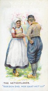 Szokásos köszöntés Hollandiában, 1907 alkotó: English School