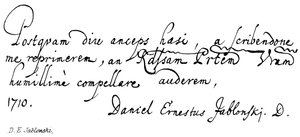 D E Jablonski alkotó: English School
