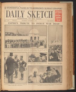 Napi vázlat, Rudyard Kipling bemutatásával a Neuve Chapelle-ben, október 8 alkotó: English School