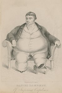 Daniel Lambert, meglepő testességgel alkotó: English School