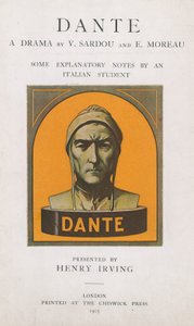 Dante V Sardou és E Moreau drámája, néhány magyarázó megjegyzés egy olasz diáktól alkotó: English School