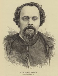 Dante Gabriel Rossetti (metszet) alkotó: English School