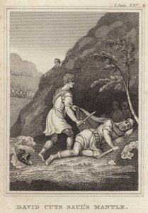 David levágja a Sauls Mantle-t alkotó: English School