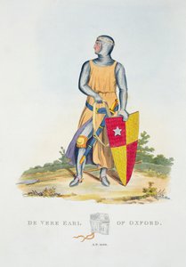 De Vere, Oxford grófja, 1280, Samuel Rush Meyrick Ősi páncéljából, 1824 alkotó: English School