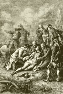 James Wolfe tábornok halála alkotó: English School