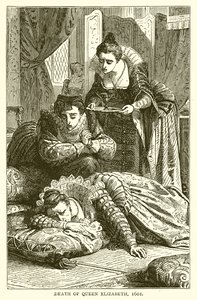 Erzsébet királynő halála, 1601 alkotó: English School