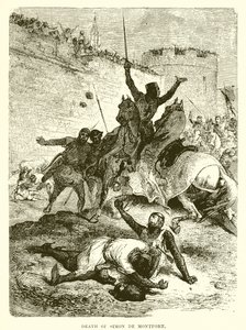Simon De Montfort halála alkotó: English School