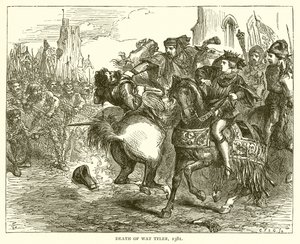 Wat Tyler halála, 1381 alkotó: English School