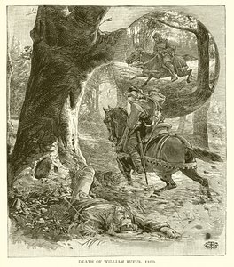 William Rufus halála, 1100 alkotó: English School