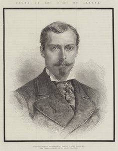 Albany hercegének, Ő Királyi Felsége néhai Lipót hercegnek, Albany hercegének halála, KG (metszet) alkotó: English School