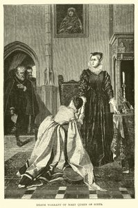 Mária skót királynő halálos ítélete alkotó: English School