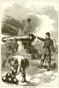 Fort Sumter védelme alkotó: English School