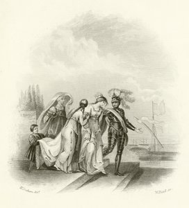 I. Richárd indulása Ciprusról alkotó: English School