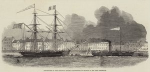 A megújított fiókexpedíció indulása Sir John Franklin nyomában (metszet) alkotó: English School