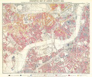 A londoni szegénység leíró térképe, 1889