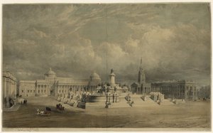 Tervezés nemzeti haditengerészeti emlékműhöz a Trafalgar téren