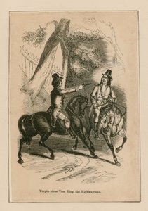 Dick Turpin megállítja Tom Kinget, az országúti embert alkotó: English School