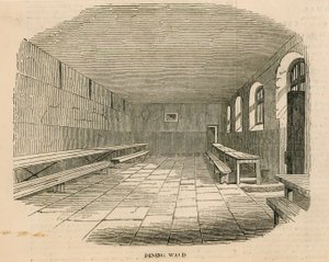 Ebédlő részleg a Newgate börtönben alkotó: English School