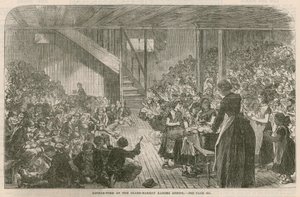 Vacsoraidő a Clare Market rongyos iskolájában, 1869 karácsonyán alkotó: English School