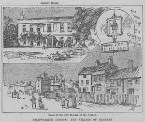 Eltűnő London: Garratt falu (metszet) alkotó: English School