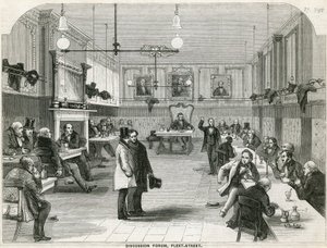 Vitafórum, Fleet Street, London alkotó: English School