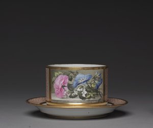 Edény, a Worcester Porcelain Factory gyártmánya, 1810 körül alkotó: English School