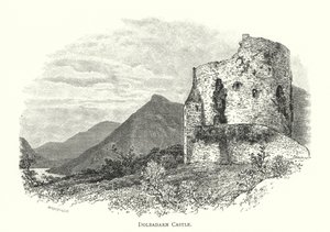 Dolbadarn kastély (metszet) alkotó: English School