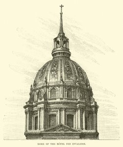 A Hotel des Invalides kupolája alkotó: English School