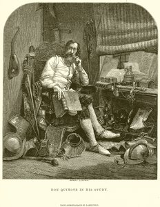 Don Quijote tanulmányában alkotó: English School