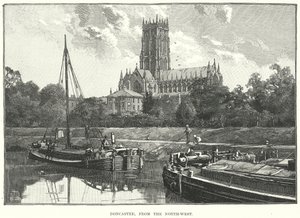 Doncaster, északnyugatról (metszet) alkotó: English School