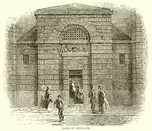 Newgate ajtaja alkotó: English School
