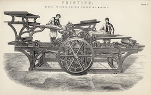 Kéthengeres megfogó tökéletesítő gép, a The National Encyclopaediából, William Mackenzie, London, 19. század vége alkotó: English School