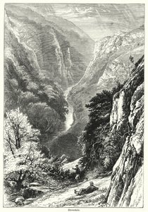 Dovedale (metszet) alkotó: English School