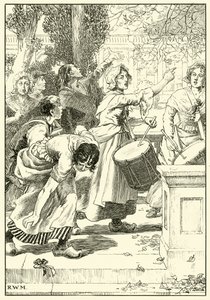 Le a szegények rablóival! (tinta papíron) alkotó: English School