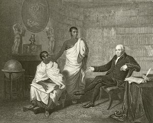 Dr. Adam Clarke és Buddha papjai alkotó: English School