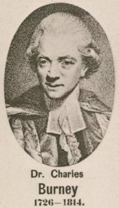 Dr. Charles Burney (mélynyomás) alkotó: English School