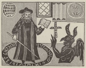 Dr. John Faustus (metszet) alkotó: English School