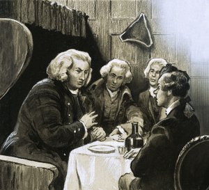 Dr. Johnson vacsoránál alkotó: English School