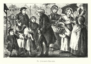 Dr. Johnson bűnbánata (metszet) alkotó: English School