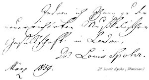Dr. Louis Spohr (zenész) alkotó: English School