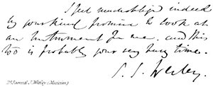 Dr Samuel J Wesley, (zenész) alkotó: English School
